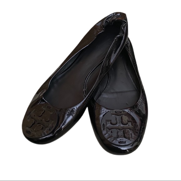 Tory Burch Shoes - SOLD! Tory Burch Reva Ballerina Flat Black Sz 7.5
